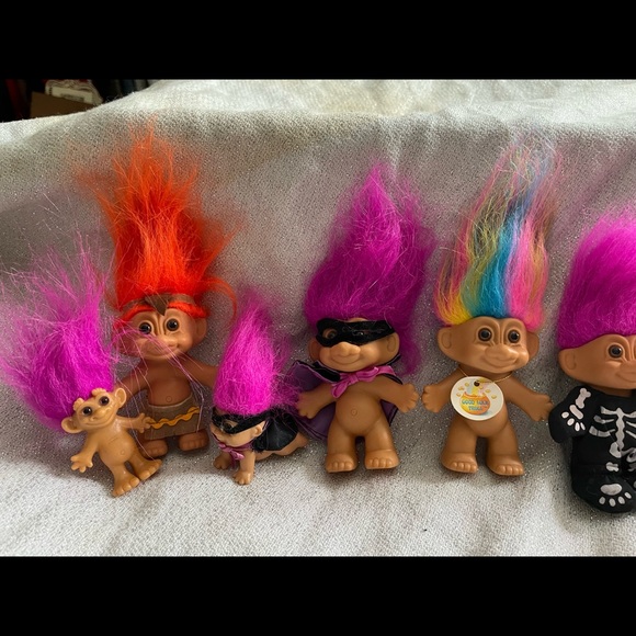 Vintage Russ HUGE LOT Troll Dolls. COLLECTORS / Rare No longer manufactured! - Picture 9 of 14